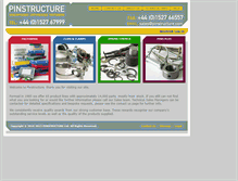 Tablet Screenshot of pinstructure.com